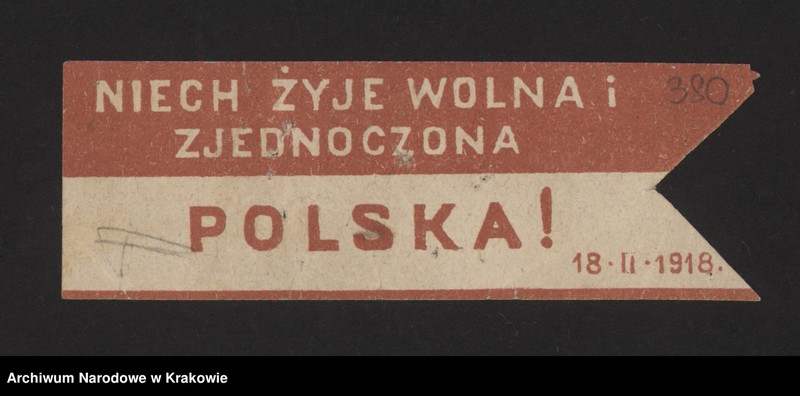 Obraz 15 z kolekcji "Znaczki i cegiełki kwestacyjne w zasobie Archiwum Narodowego w Krakowie111"