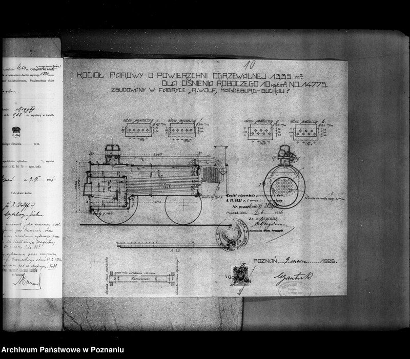 Obraz 14 z jednostki "Tartak parowy w Palędziu powiat poznański M. Garstecki nr woj. 2295"