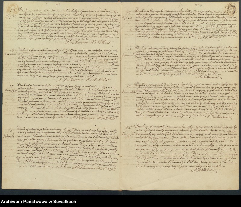 image.from.unit.number "Duplikat Akt Urodzonych, Zaślubionych i Umarłych z Parafii Rzymsko-Katolickiej Krasnopolskiej z roku 1866."