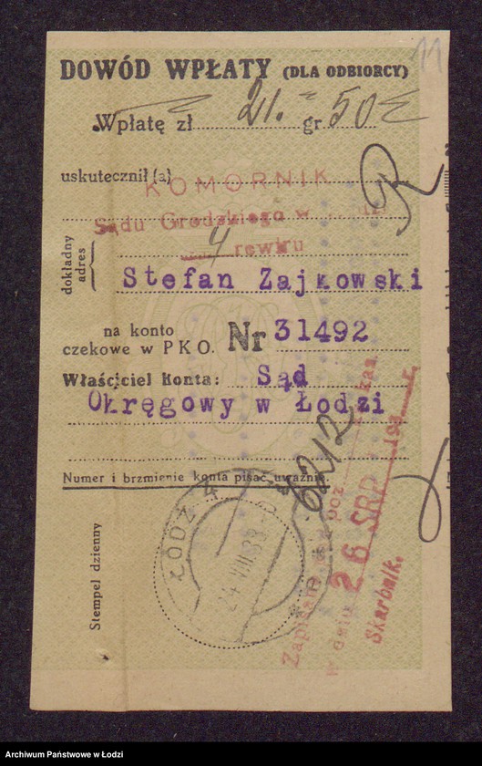 Obraz 13 z jednostki "Abram Lajb Wajnman- wyrób i sprzedaż towarów bawełnianych"