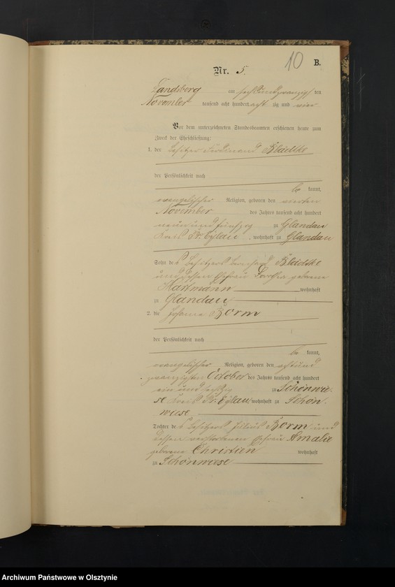 image.from.unit.number "Heiraths-Neben-Register Nr 1 - 9"