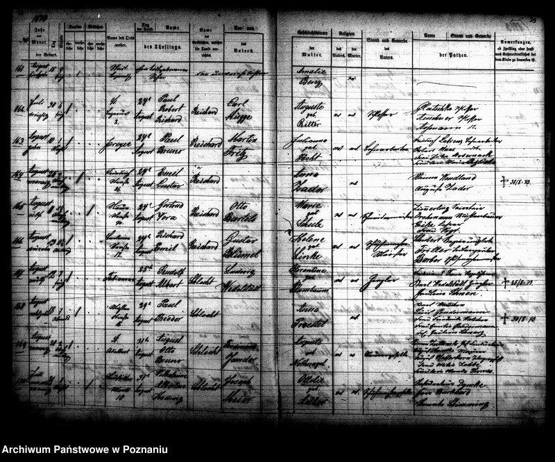 Obraz 20 z jednostki "Verzeichniss der gestorbenen Personen"