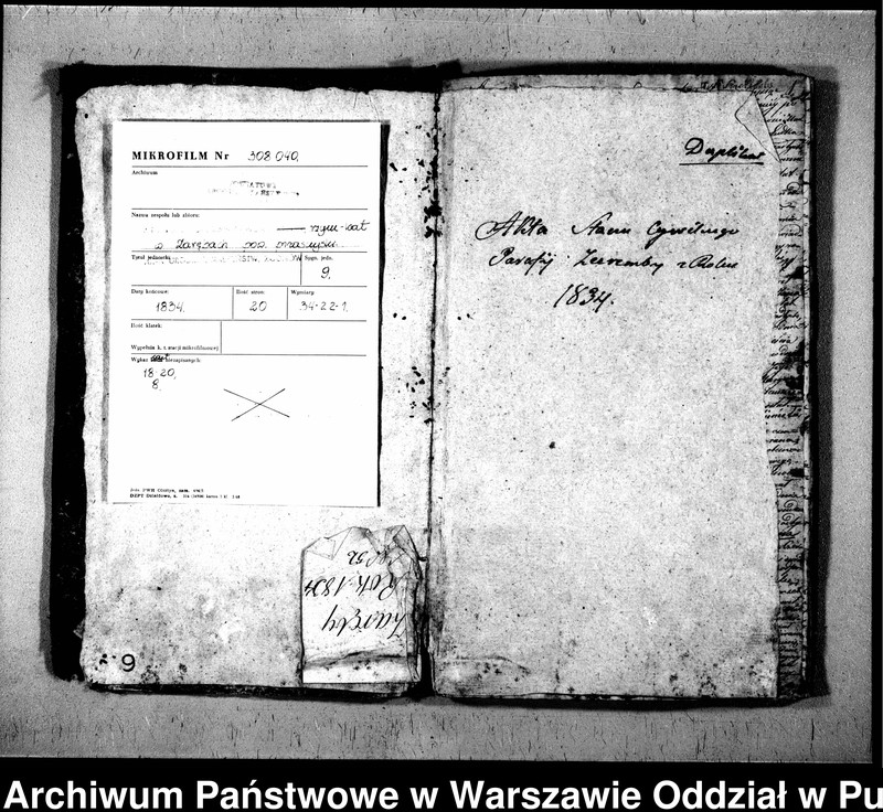 image.from.unit.number "Akta urodzeń, małżeństw i zgonów"
