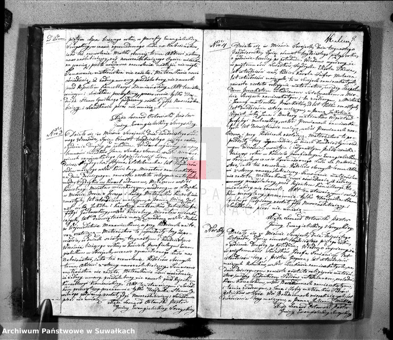 image.from.unit.number "Księga Duplikat Urodzonych, Zaślubionych i Zeszłych Urzędnika Stanu Cywilnego Parafii Ewangelickiey Sereyskiey na Rok 1835"