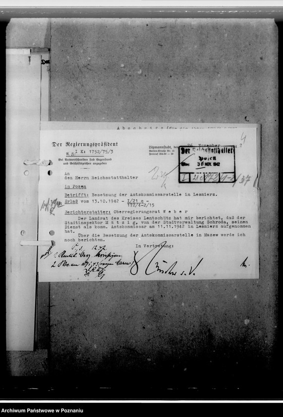 Obraz 8 z jednostki "Mätzig, Werner - inspektor miejski"