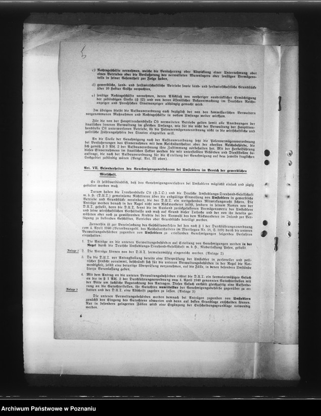 Obraz 9 z jednostki "Korespondencja i zarządzenia w sprawie tak zwanej odbudowy Kraju Warty"