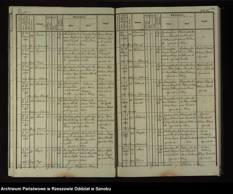 image.from.unit.number "Księga urodzeń, małżeństw, zgonów dla miejscowości Ulucz, Horoszówka (Hroszówka)"