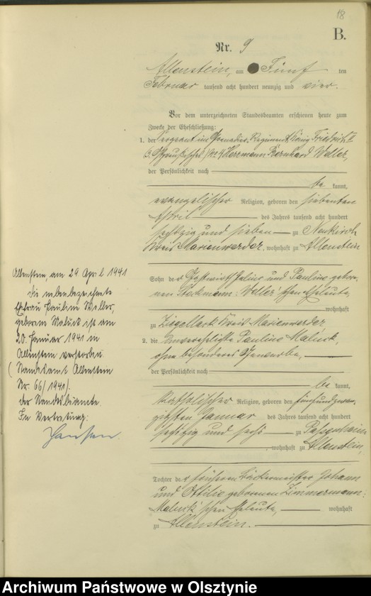 image.from.unit.number "Heiraths-Haupt-Register Nr 1 - 115"