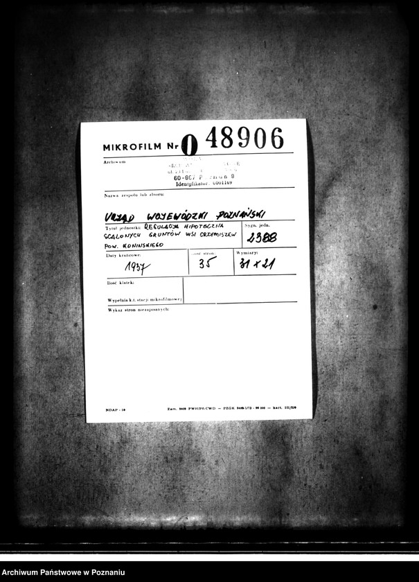 image.from.unit.number "Regulacja hipoteczna scalonych gruntów wsi Grzymiszew powiatu konińskiego"