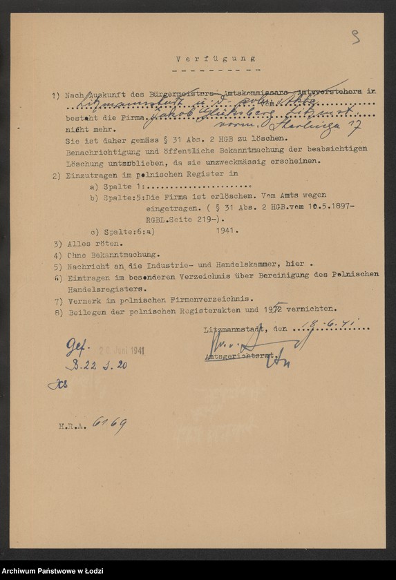 Obraz 11 z jednostki "Jakób Glüksberg – sprzedaż odpadków"