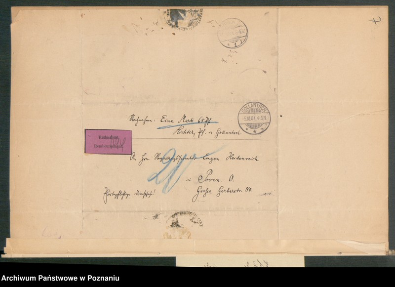 Obraz 9 z jednostki "[Dokumenty dostarczone przez narzeczonych do zawarcia związku małżeńskiego za 1902 rok. Tom X]"