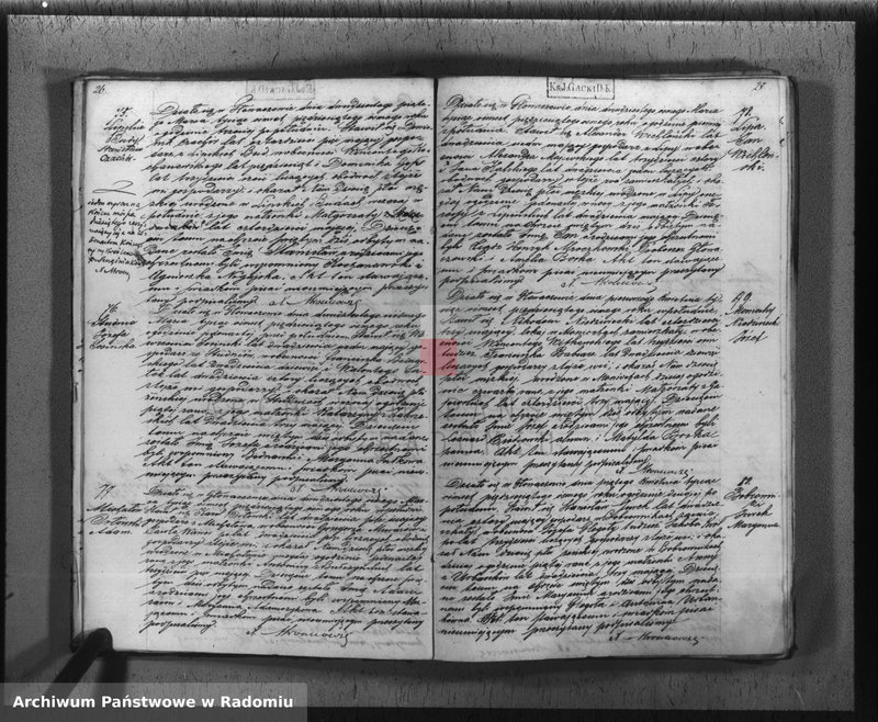 image.from.unit.number "Duplikat aktów religijno cywilnych urodzenia, małżeństw i zejścia w parafii Głowaczów 1858 r."