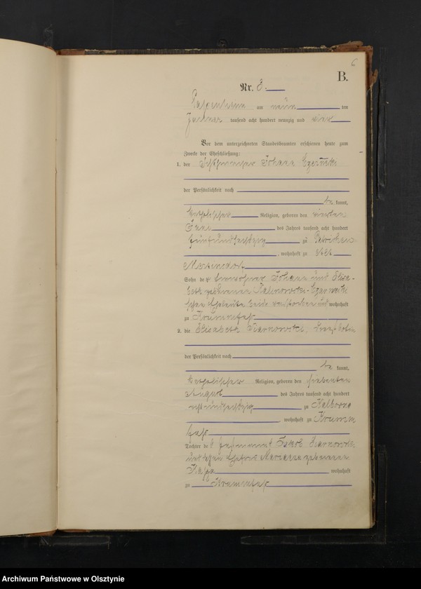 image.from.unit.number "Heiraths-Haupt-Register Nr 1 - 48"