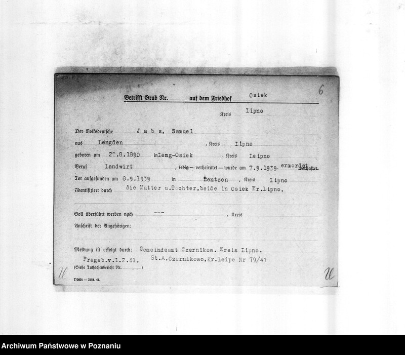 Obraz 10 z jednostki "Totenkartei I - P"