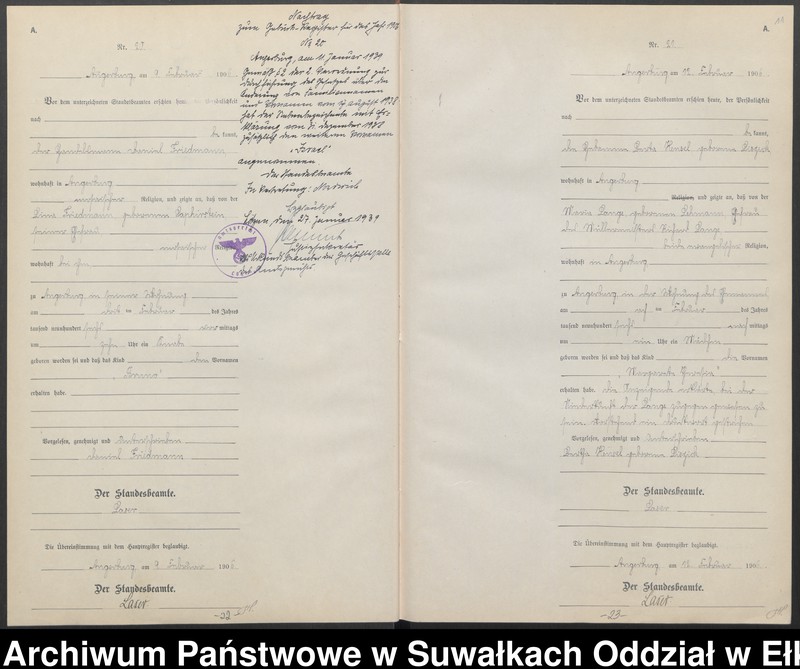 image.from.unit.number "Geburts-Neben-Register des Preussischen Standes-Amtes Angerburg Kreis Angerburg"