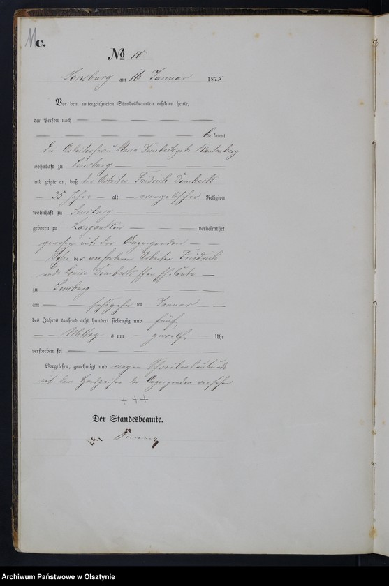 image.from.unit.number "Haupt-Sterbe-Register Nr 1 - 115"