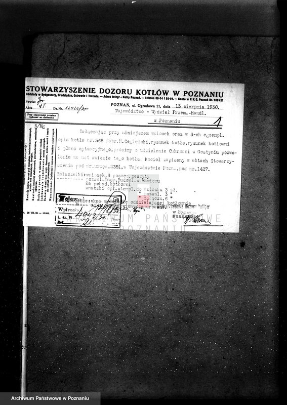 Obraz 5 z jednostki "Cukrownia w Gostyniu nr woj. kotła 1429"