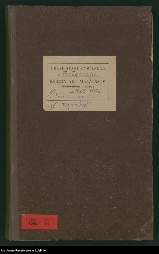 image.from.unit.number "Księga małżeństw i zgonów"