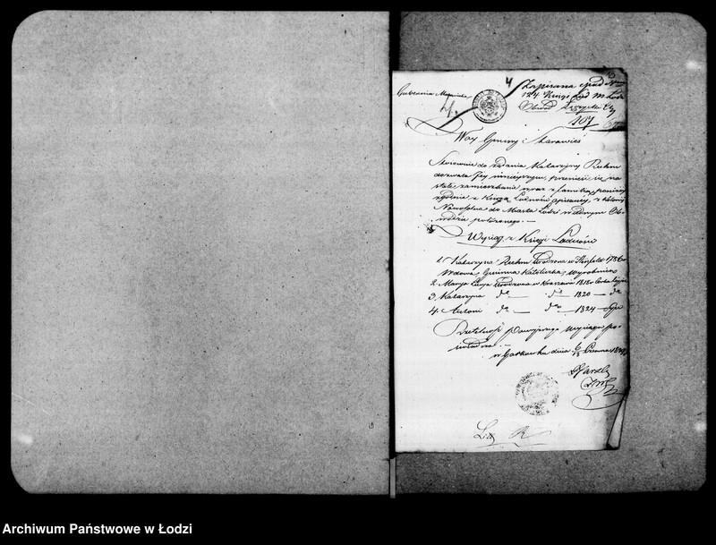 Obraz 11 z jednostki "Akta tyczące się przesiedlenia"