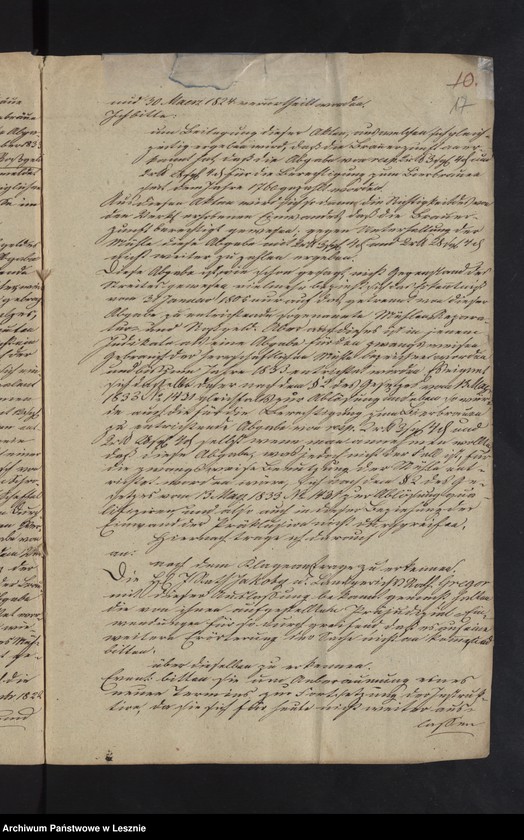 image.from.unit.number "[Die Prozesssache des Dominiums Reisen gegen die Stadtkommune und den Kgl. Fiskus wegen Ablosung der sogenannten Walz und Rustmühlenreparaturgelder]"