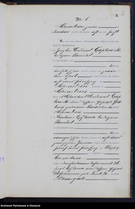 image.from.unit.number "Heiraths-Neben-Register Nr 1 - 17"