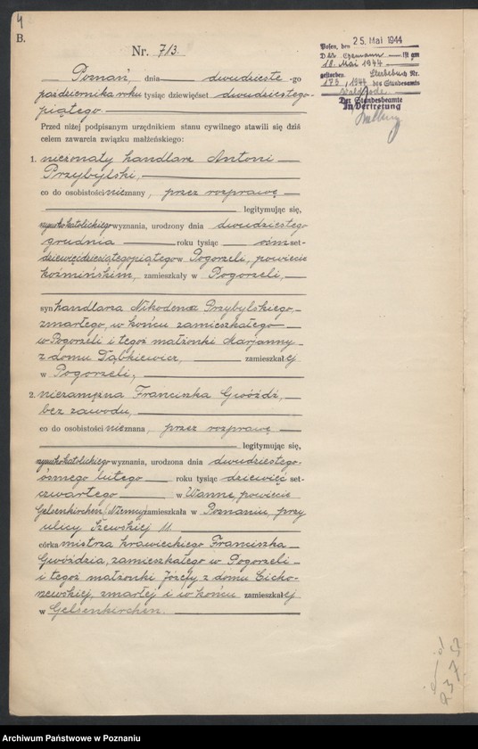 image.from.unit.number "Księga miejscowa małżeństw tom IV [Rejestr główny małżeństw]"