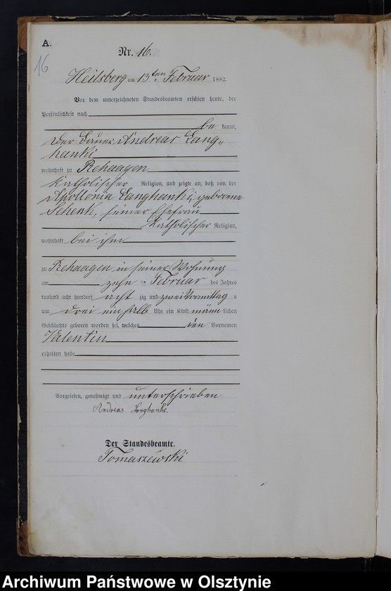 image.from.unit.number "Geburts-Haupt-Register Nr 1 - 156"