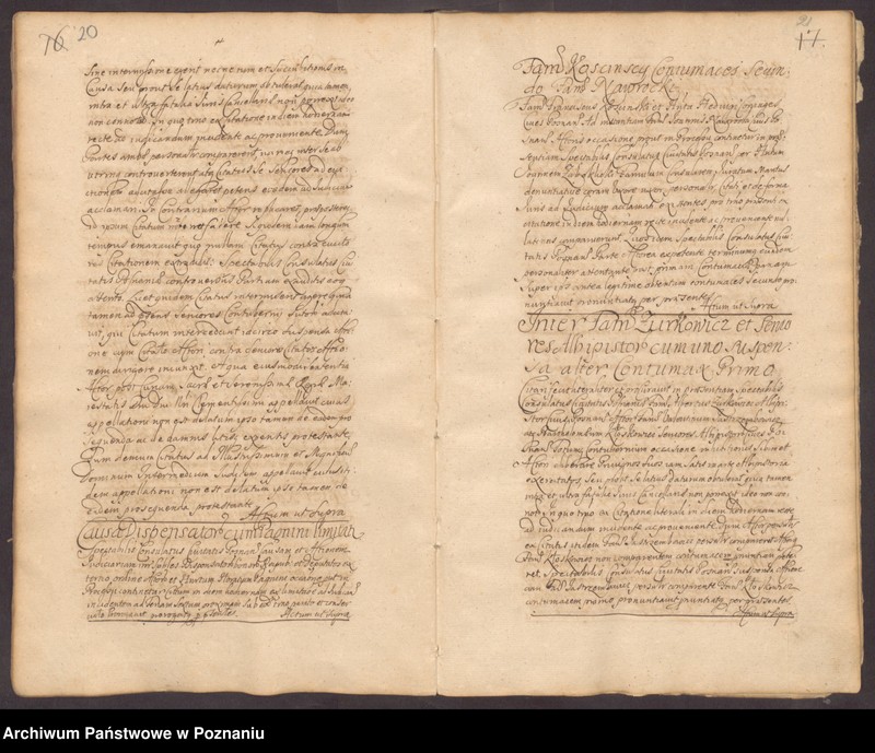 Obraz 14 z jednostki "Protocolon actorum officii consularis Posnaniensis."