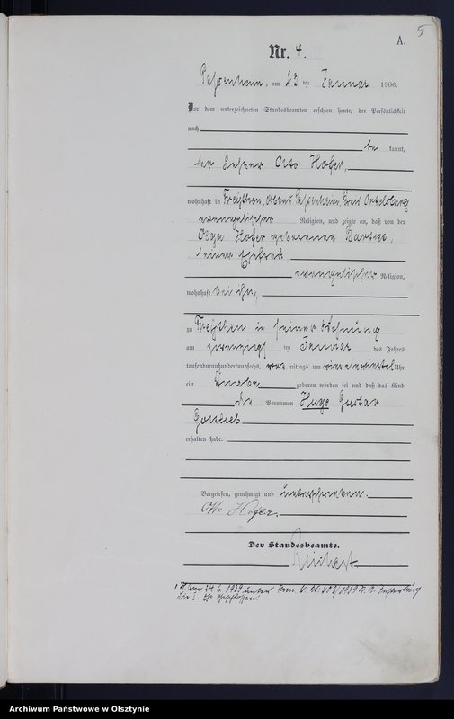 image.from.unit.number "Geburts-Haupt-Register Nr 1 - 83"