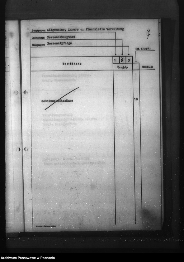 Obraz 11 z jednostki "Aktenverzeichnis- Personalhauptamt"