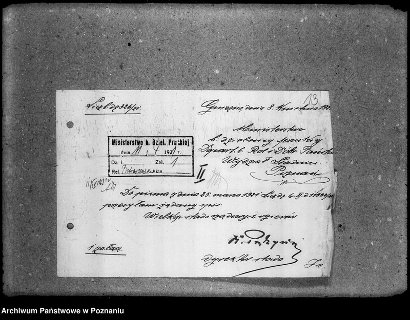 Obraz 17 z jednostki "Sprawy osobowe Departamenu Rolnictwa i Dóbr Państw. urlopy ferialne"