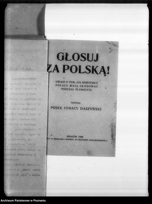 Obraz 6 z jednostki "Zjazd działaczy Górnego Śląska, regulamin wieców, raporty informacyjne na temat Śląska, księga przychodów i rozchodów z plebiscytu."