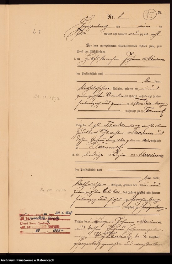 image.from.unit.number "Księga małżeństw nr 1-21"