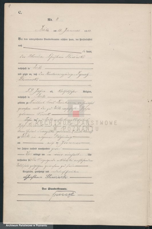 Obraz 7 z jednostki "Sterbe-Haupt-Register"