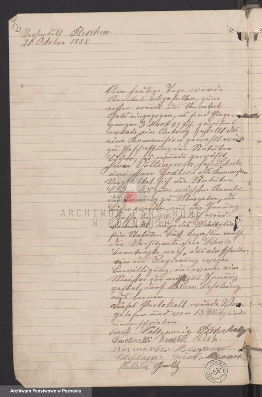 Obraz 6 z jednostki "[Protokoły walnych i zwyczajnych posiedzeń cechu kowalskiego w Pleszewie]"