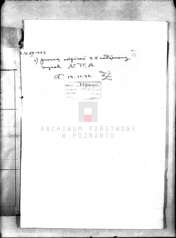 Obraz 16 z jednostki "Freter Herbert z Szerokiego Kamienia powiatu szubińskiego. Skarga do N.T.A. z powodu odmowy zezwolenia na przewłaszczenie"