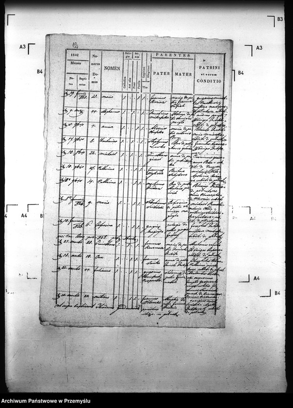 image.from.unit.number "[Kopie ksiąg metrykalnych parafii Pełniatycze z filiami Cząstkowice, Czelatyce, Roźwienica, Rożniatów, Rudołowice, Wola Roźwienicka (dekanat Pruchnik)]"