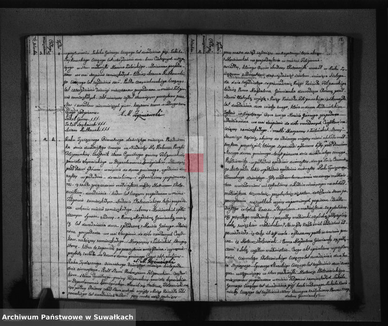 image.from.unit.number "Akta Zaślubionych Gminy Filipowskiey od 1go Maja 1810 Ru aż do ostatnich dni Grudnia 1811 r."