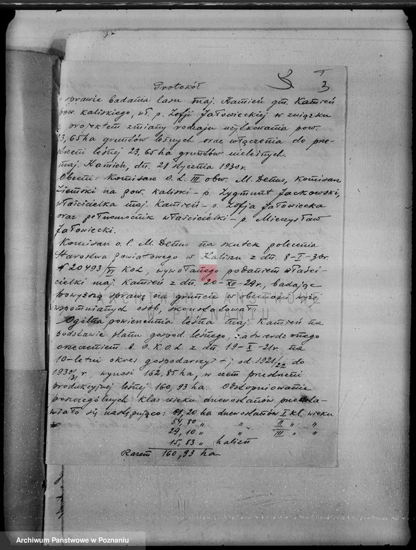 Obraz 7 z jednostki "Majątek Kamień powiat kaliski /sprawy leśne/"