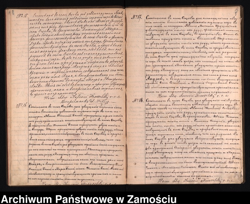 image.from.team "Akta stanu cywilnego Parafii Prawosławnej w Oszczowie"