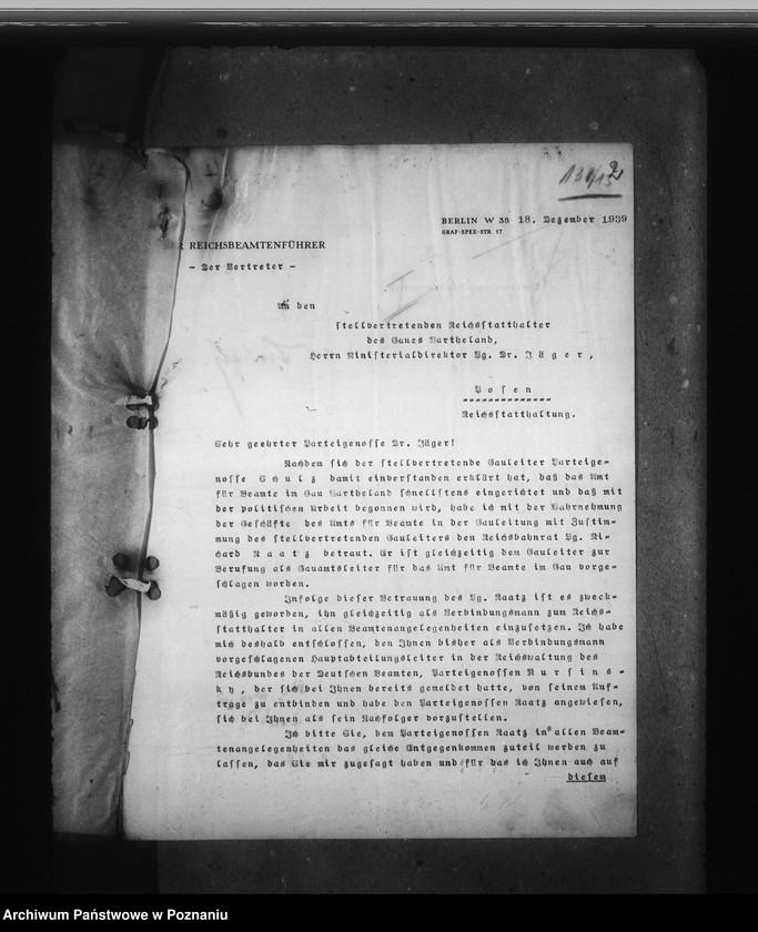 Obraz 6 z jednostki "Erfassung und Überprüfung der Beamten"