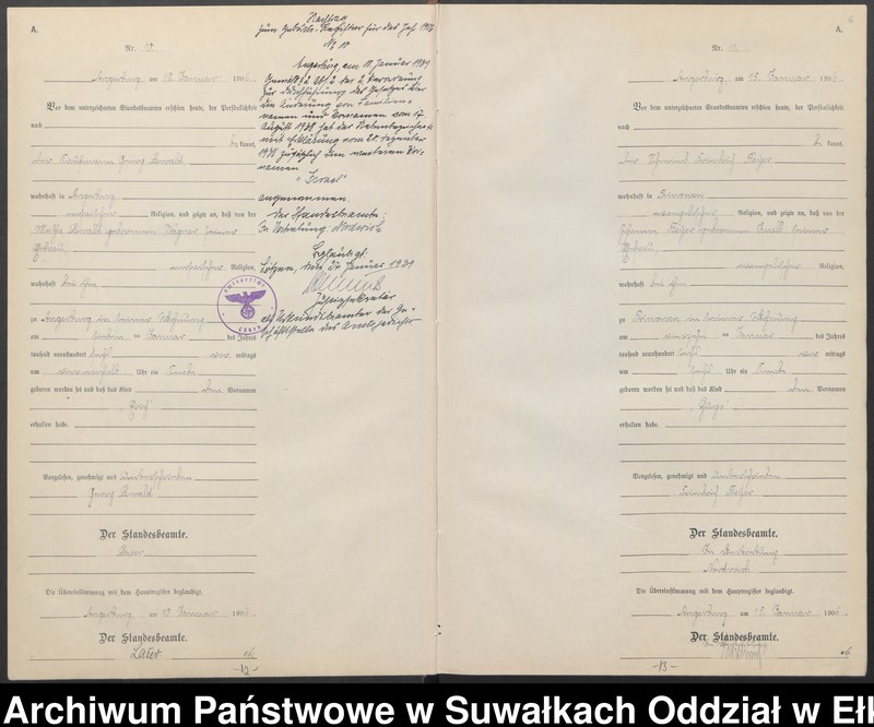 image.from.unit.number "Geburts-Neben-Register des Preussischen Standes-Amtes Angerburg Kreis Angerburg"