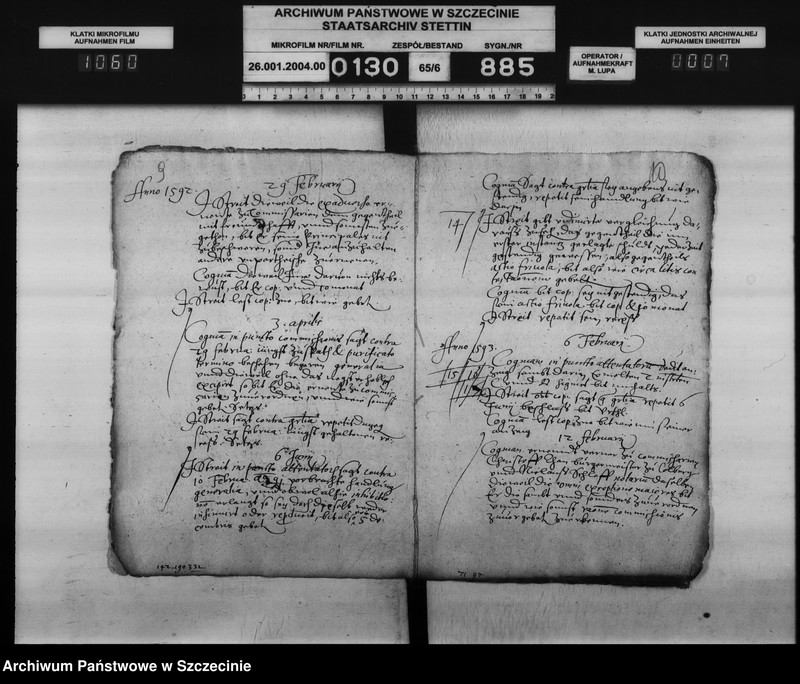Obraz 8 z jednostki "Hans v. Mautenffel zu Broitz / seinen Schwager Moritz von Kleist zu Dubberow: Aussteuerzahlung."