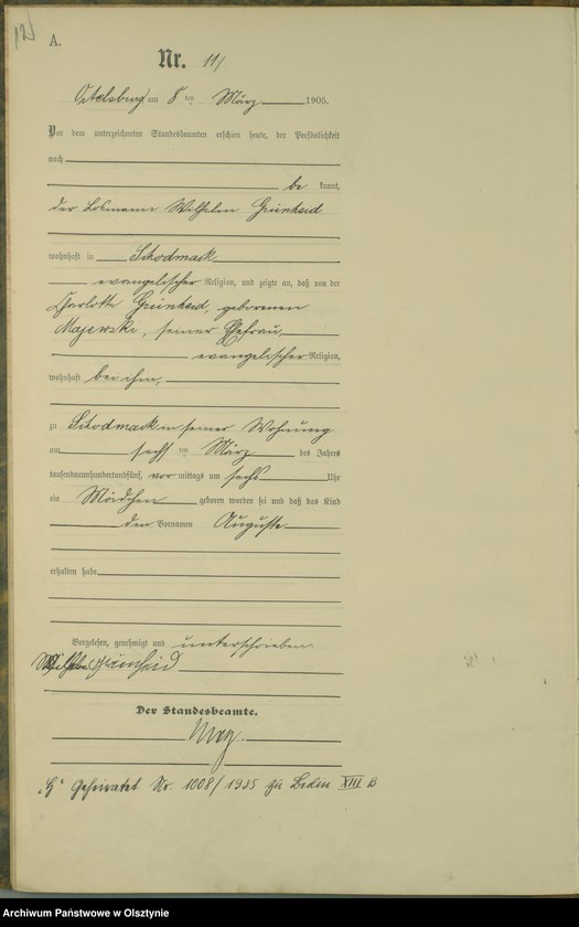 image.from.unit.number "Geburts-Haupt-Register Nr 1 - 52"