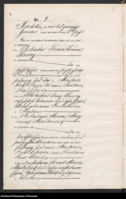 image.from.unit.number "Księga małżeństw"