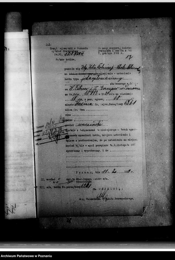 Obraz 19 z jednostki "Mleczarnia szkolna Szkoły mleczarskiej we Wrześni własność Wielkopolska Izba Rolnicza nr woj. 6261"