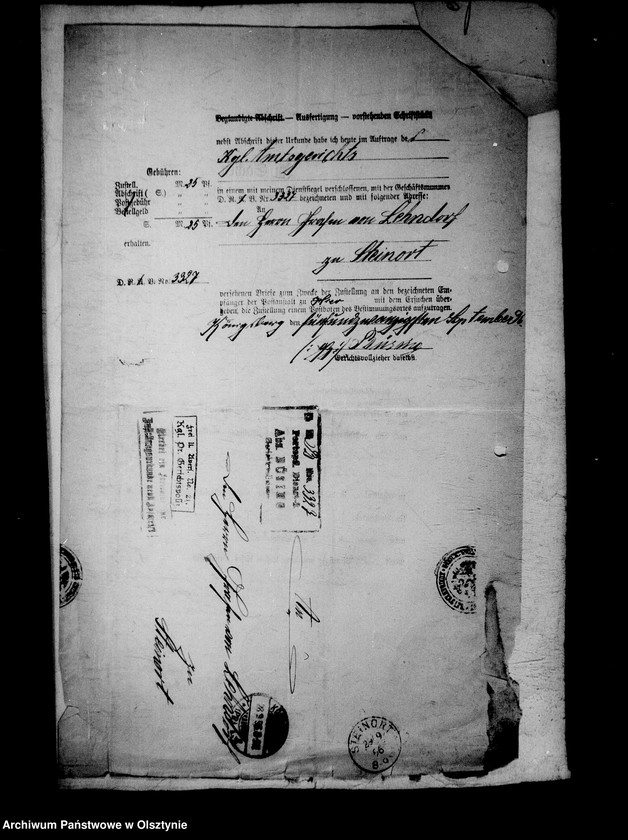 image.from.unit.number "/Wechselprozesssachen gegen den in Konkurs verfallen Gfen Carl Meinhard Lehndorff/."