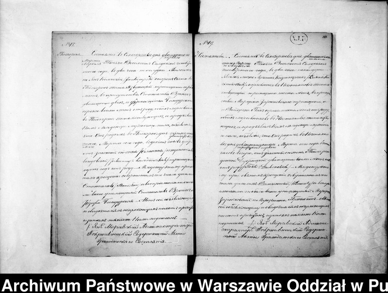 Obraz 13 z jednostki "Akta urodzeń, małżeństw i zgonów"