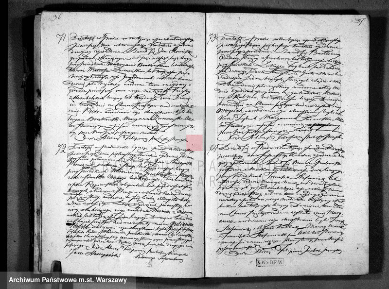 Obraz 19 z jednostki "Akta urodzeń, małżeństw i zgonów"