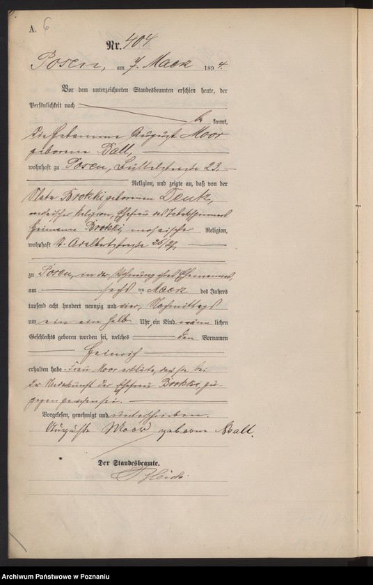 Obraz 9 z jednostki "Księga urodzeń t. II"